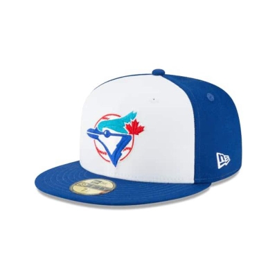 Blue Toronto Blue Jays Hat - New Era MLB 1989 Cooperstown Wool 59FIFTY Fitted Caps USA5380241